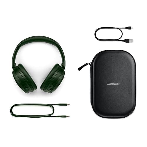 Bose QuietComfort Wireless Noise Cancelling Over Ear Headphones - Cypress Green (Renewed) thumbnail 6