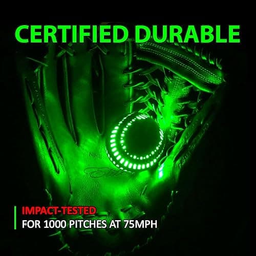 SPARK CATCH Light Up Baseball, Glow in The Dark Baseball, Sports Gear Accessories Gifts for Boys 8 9 10 11 12 13 14 15 Years Old, Kids Teens All Ages Gift Ideas thumbnail 4