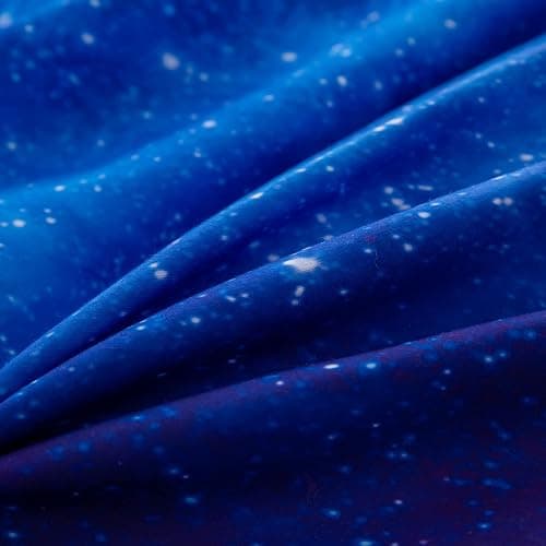 NINENINE Galaxy Bedding Full Size Comforter Sets for Girls Space Bedding Set Girls Comforter Sets Full Purple Bedding Sets with 1 Comforter 2 Pillowcases thumbnail 5