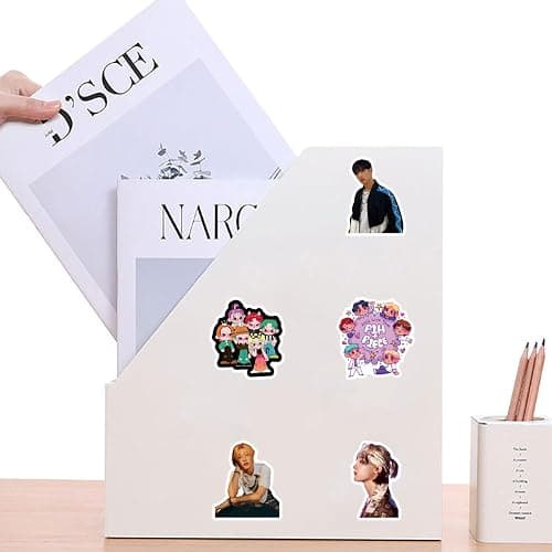 110pcs P1harmony Stickers Decals Pack，Kpop Cute Cartoon Stickers Vinyl Reusable Non-Repeating Waterproof Vinyl Decals，for Water Bottle Phone Laptop Guitar Scrapbook Skateboard Luggage thumbnail 8