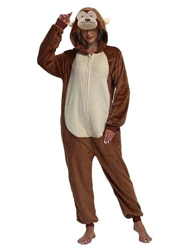 Adult Onesie Pajamas Animal One Piece Costume Halloween Cosplay for Women Men - Image 1