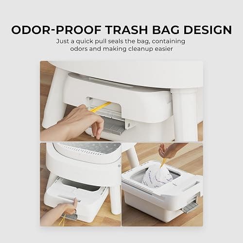 Replacement Cat Litter Liners for Autoscooper 11 Self Cleaning Litter Box and Most Automatic Litter Boxes, 3 Rolls, 60 Count thumbnail 5