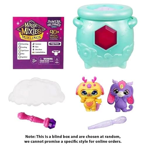 Magic Mixies Mixlings Tap & Reveal Cauldron 2 Pack, Magic Wand Reveals Magic Power, Power Unleashed Series, for Kids Aged 5 and Up (Styles May Vary), Multicolor (14696) thumbnail 3