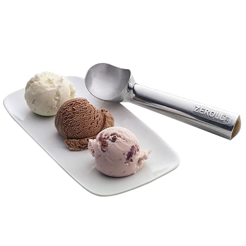 Zeroll 1020 Original Ice Cream Easy Scoop with Unique Liquid Filled Heat Conductive Handle Simple One Piece Aluminum Design Easy Release 40 Scoops per Gallon Made in USA, 2-Ounce, Silver thumbnail 8