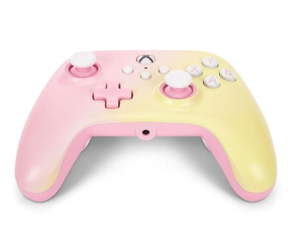PowerA Advantage Wired Controller for Xbox Series X|S - Pink Lemonade, Xbox Controller with Detachable 10ft USB-C Cable, Mappable Buttons, Trigger Locks and Rumble Motors, Officially Licensed for Xbox thumbnail 9