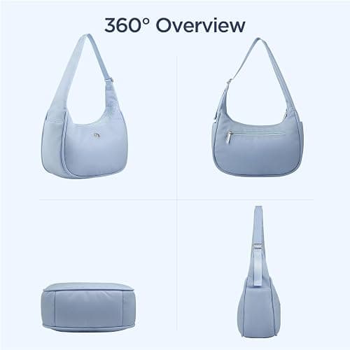 Babysun Mini Shoulder Bag Women Nylon Crescent Bag Underarm Shoulder Purse Women's Shoulder Handbags Small Tote Bag thumbnail 7