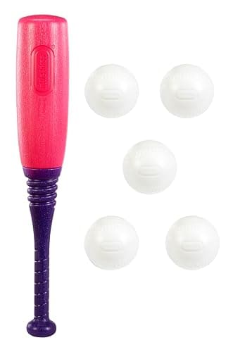 Little Tikes Basic Tot Sports T-Ball w/ 5 Balls Pink – (Amazon Exclusive) thumbnail 4