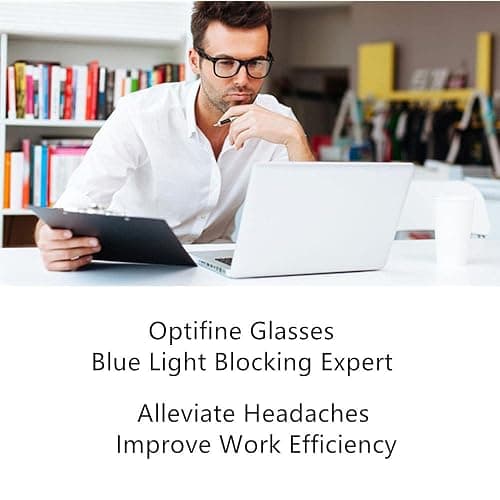 Reading Glasses Anti Blue Light Blocking Reader Oversized Frame for Women Men for Mid Big Face Anti Eyestains thumbnail 5