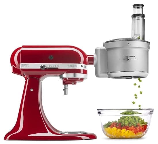 KitchenAid Stand Mixer Attachment, Food Processor with Commercial Food Dicing Disc KSM2FPA - Image 1