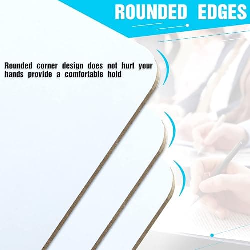 Dry Erase Clipboards, HERKKA 32 Pack Hardboard Office Whiteboard Clipboards Low Profile Clip Standard A4 Letter Size, ECO Friendly, Size 12.5 x 9 Inch thumbnail 5