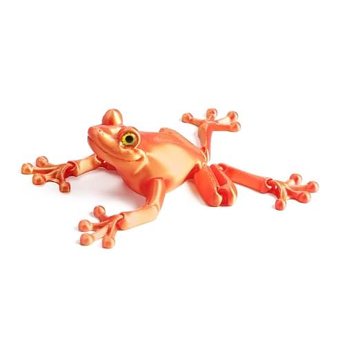 WUALAIER Frog Toys 3D Printed - Realistic Jumping Frog Model with Movable Joints, STEM Educational Animal Toys， PLA Material, Science Classroom & Collectible Decor thumbnail 7