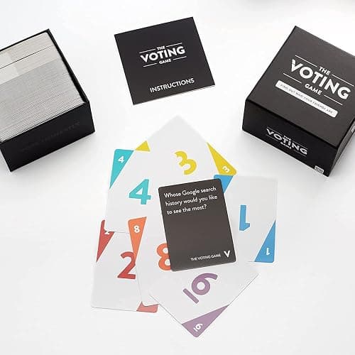 The Voting Game - The Hilarious Adult Party Card Game About Finding Out Who Your Friends are for White Elephant Parties, Stocking Stuffers + Board Games Night with Friends thumbnail 5