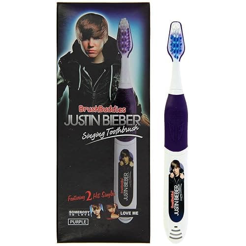 BB Designs Ltd Justin Bieber Brosse à dents chantante (Somebody to Love and Love Me) Violet - Image 1