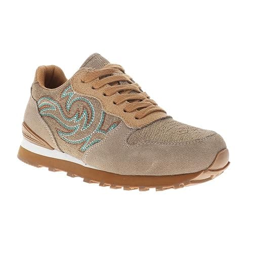 ROPER Womens Giddyup Embroidered Lace Up Sneakers Shoes Casual - Beige thumbnail 2