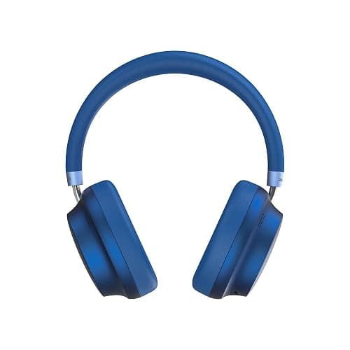 Raycon Essential Headphones - Wireless Bluetooth Over Ear Headphones, with Active Noise Cancelling, 5 Built in Microphones, IPX4 Water-Resistant & 50 Hours Battery Life (Blue) thumbnail 2