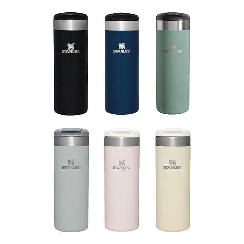 STANLEY Aerolight Transit Travel Mug 0.47L - Keeps 6 Hours Hot - 8 Hours Cold - Dishwasher Safe - Leakproof - Car Cup Holder Compatible - Insulated Coffee Cup - Cream Metallic thumbnail 10