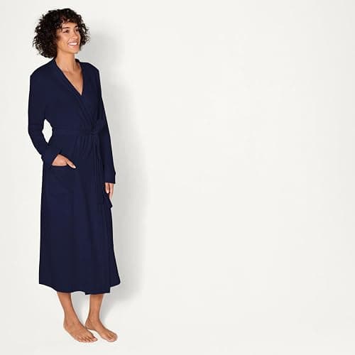 Amazon Essentials Womens Lightweight Waffle Full-Length Robe thumbnail 2