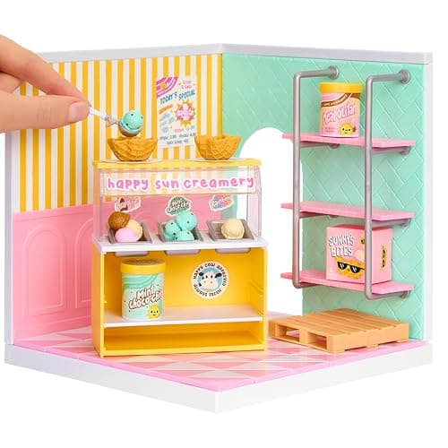 MGA's Miniverse Make It Mini Spaces Ice Cream Shop, Building Set, Customize, DIY Crafts, Rooms, Hobby, Collectors, Display, Gifts, 8+ thumbnail 6