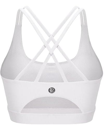 RUNNING GIRL Sports Bras for Women,Padded Sports Bra Tank Top Sexy Crisscross Back High Impact Longline Workout Yoga Bra thumbnail 6