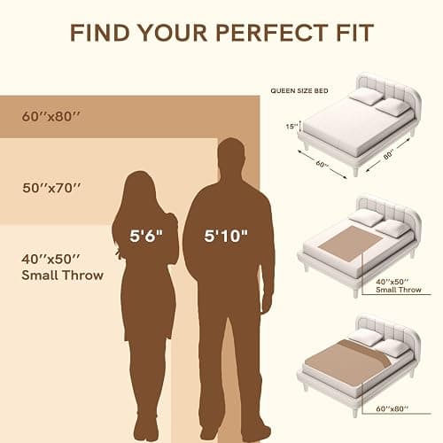 YnM Chunky Throw Blanket, Medium-Weight, Hand Knitted, Skin Friendly, Ventilated and Breathable, Machine Washable, Home Décor Piece for Couch, Sofa and Bed (White, 40x50 Inch) thumbnail 2