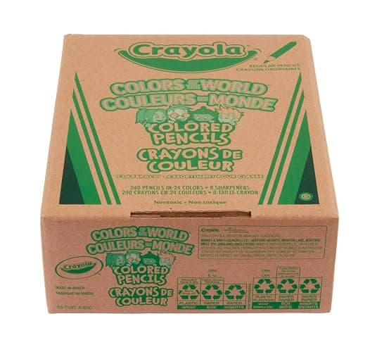 Crayola Skin Tone Colored Pencils Classpack thumbnail 3