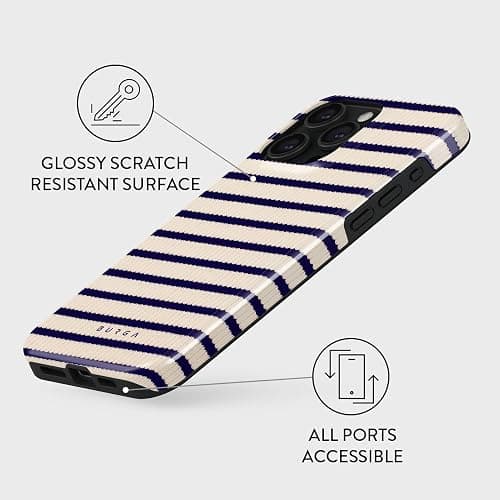 BURGA Phone Case for iPhone 15 Pro Max - Cute, Trendy, Aesthetic, Pattern Phone Cover, Hard Shell Protection - fits Apple iPhone 15 Pro Max Case for Women and Men thumbnail 3