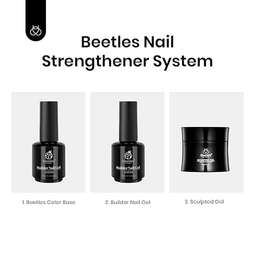 Beetles Pink Base Gel Nail Polish 1 Pcs 15ml: Nude Pink 5 in 1 Pastel Builder Jelly French Tip Base Color Gel Polish Strengthener Soak Off U V LED Lamp Cure Nail Art thumbnail 7