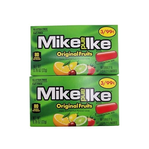 Mike and Ike Candy Variety pack - 24 packs includes Jolly Joes, Sour Watermelon, Cherry, Berry blast and more, 0.78 oz per box, 2 boxes for each flavor and 12 flavors total thumbnail 3