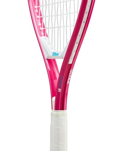 Wilson Ultra Power 21" Junior Recreational Tennis Racket - Pink/White/Blue thumbnail 6