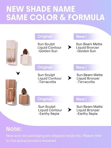 SHEGLAM Sun Sculpt Cool Toned Liquid Contour Stick Long Lasting Cream Matte Bronzer Makeup - 05 Golden Sun thumbnail 9