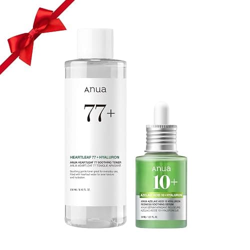 ANUA Gentle Soothing Starter Duo, Azelaic Acid & Heartleaf 77 Soothing Toner, Hydrating, Calming care for Sensitive Skin, Vegan, Korean Skincare Set - Image 1
