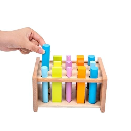 Montessori Shape Matching Toys - Wooden Shape Sorting Toys for 1-3 Years Old Children - Educational Toy for Preschoolers thumbnail 7