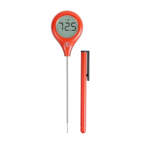 ThermoWorks ThermoPop 2 — Best Value Instant Read Thermometer - Cayenne Pepper Red - Image 1