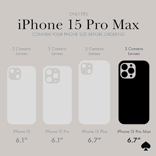 kate spade new york iPhone 15 Pro Max Case, Compatible with MagSafe - Tortoiseshell thumbnail 3