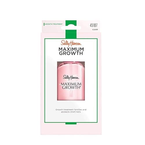 Sally Hansen Nail Treatment Maximum Growth® Nail Strengthener | Base Coat & Nail Protectant | Triple Protein & Silk Formula for Strong, Healthy Nails thumbnail 2