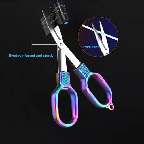 2PCS Folding Scissors, Stainless Steel Safety Portable Mini Travel Small Scissors, Foldable Pocket Badge Scissor, Suitable for Travel, Home, Office, Craft, Sewing, Nurse Accessories thumbnail 4