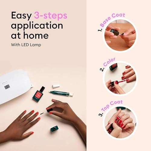 Manucurist • Green Flash LED Gel Nail Polish • Vegan • 12-Free, Plant-Based (61%) Gel Polish • Made in France • 0.5 fl oz (HORTENCIA) thumbnail 6