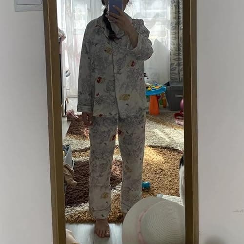 Vhitler Linen Set Coquette Womens Pajamas Set Summer Lounge Sets for Women Old Money Aesthetic thumbnail 5