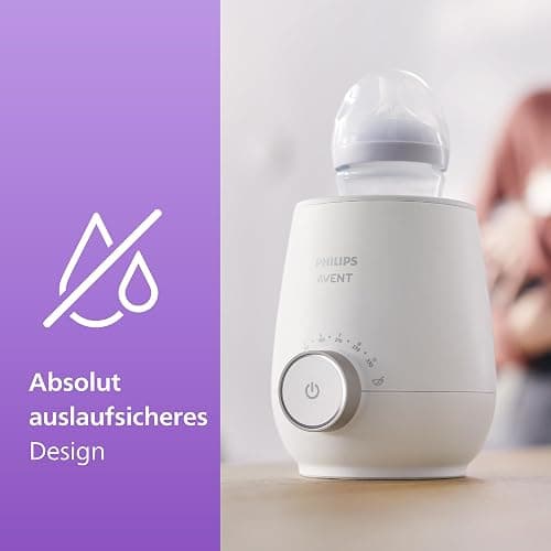 Philips Avent Schneller Premium-Fläschchenwärmer, mit intelligenter Temperaturregelung, Wasserbadtechnologie, automatischer Abschaltung, Modell SCF358/00 thumbnail 5