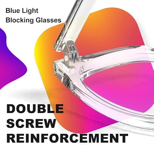 VISOONE Blue Light Blocking Glasses Square with Anti Computer Glare for Gaming Women and Men MONTANA thumbnail 5