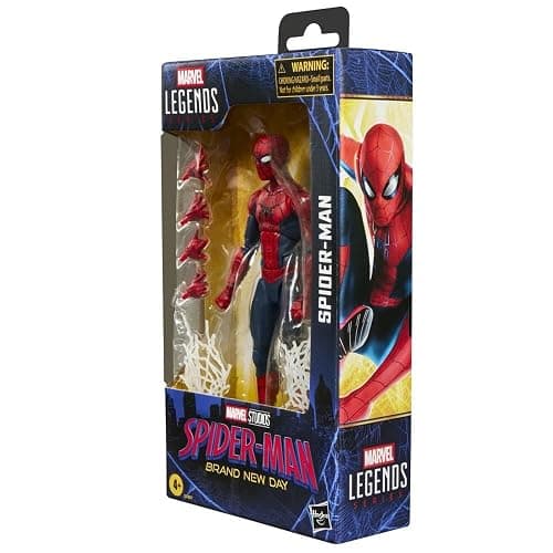 Marvel Legends Series Spider-Man, Spider-Man: Brand New Day Collectible 6-Inch Action Figure Set thumbnail 5