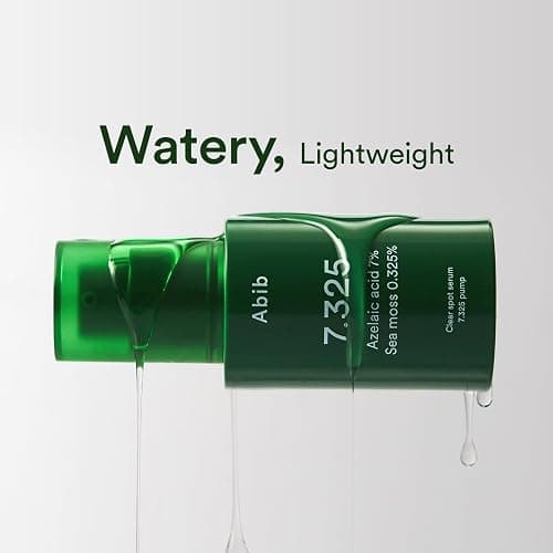 Abib Clear spot serum 7.325 pump with Seamoss Extract, Azelaic Acid, Succinic Acid 1.01 fl oz, 30 mL thumbnail 6