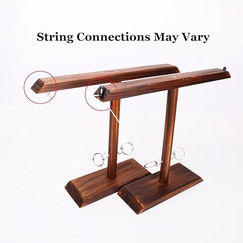DreamToyz Ring Toss Games for Adults, Yard Games, Patio Decor, Outdoor Indoor Games, Wooden Hook and Ring Game for Bars, Home, Party, 15.7" X 13" Large Size thumbnail 3