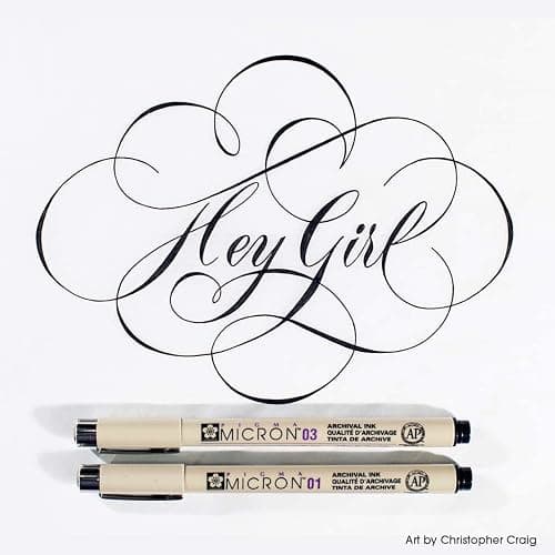 SAKURA Pigma Micron Fineliner Pens - Archival Black and Colored Ink Pens - Pens for Writing, Drawing, or Journaling - Assorted Point Sizes - 73 Pack with Container thumbnail 8