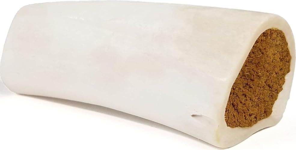 Cadet Stuffed Shin Bones for Dogs, Peanut Butter Flavor, Large, 5-6" | Long lasting dog chew bone for aggressive chewers, supports dental health, dog bones for large dogs, keeps dogs busy - Image 1