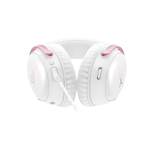 HyperX Cloud III – Wired Gaming Headset, PC, PS5, Xbox Series X|S, Angled 53mm Drivers, DTS, Memory Foam, Durable Frame, Ultra-Clear 10mm Mic, USB-C, USB-A, 3.5mm – Pink thumbnail 2
