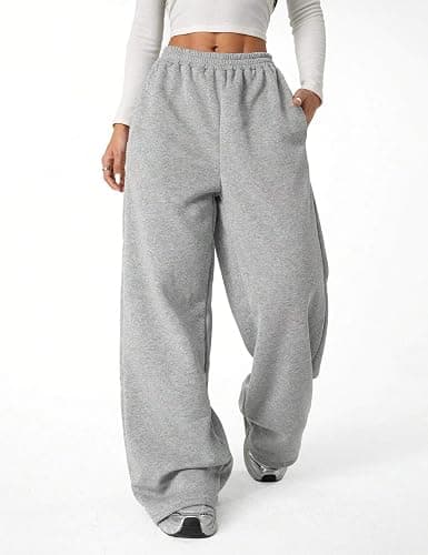 Fleece Wide Leg Sweatpants thumbnail 4