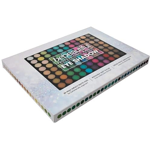ForPro Professional Collection Bebeautiful Professional Makeup Eyeshadow with Applicators, 88-Color Palette, Matte thumbnail 6
