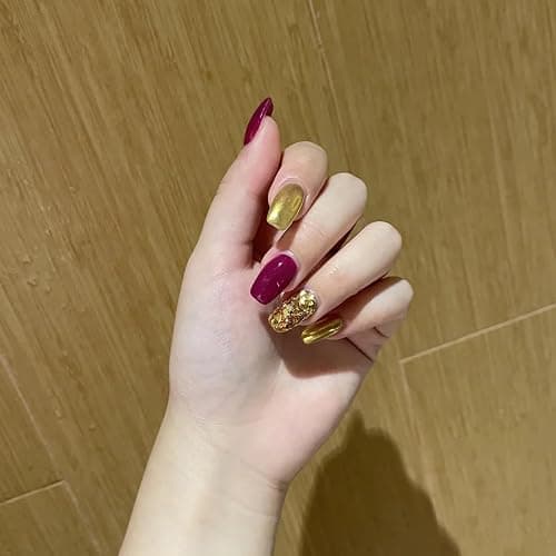 Unicorn Chrome Pigment Gold - Nageldesign Nail Powder für Nägel - Glitter Cromepulver für Nail Art thumbnail 7