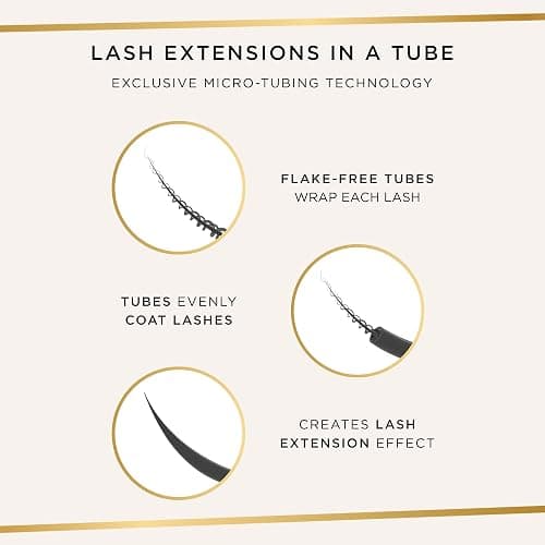 tarte tartelette tubing mascara – Lash Extensions in a Tube, Volume & Length, Smudge-Proof, Longwear, Flake-Free, Easy to Remove, Vegan & Cruelty Free thumbnail 7